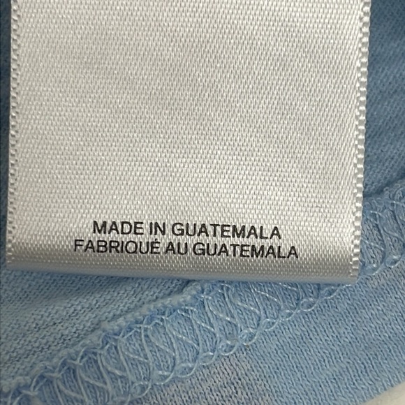 Express Mens Polo Shirt L Light Blue Short Sleeves 3-Button Closure 100% Cotton - Picture 13 of 16